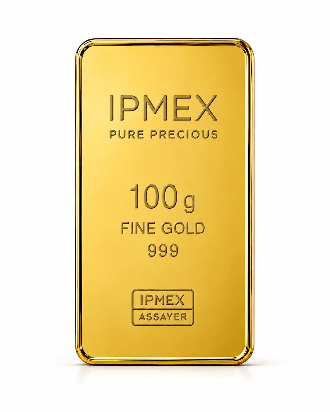 IPMEX 100G GOLD BAR