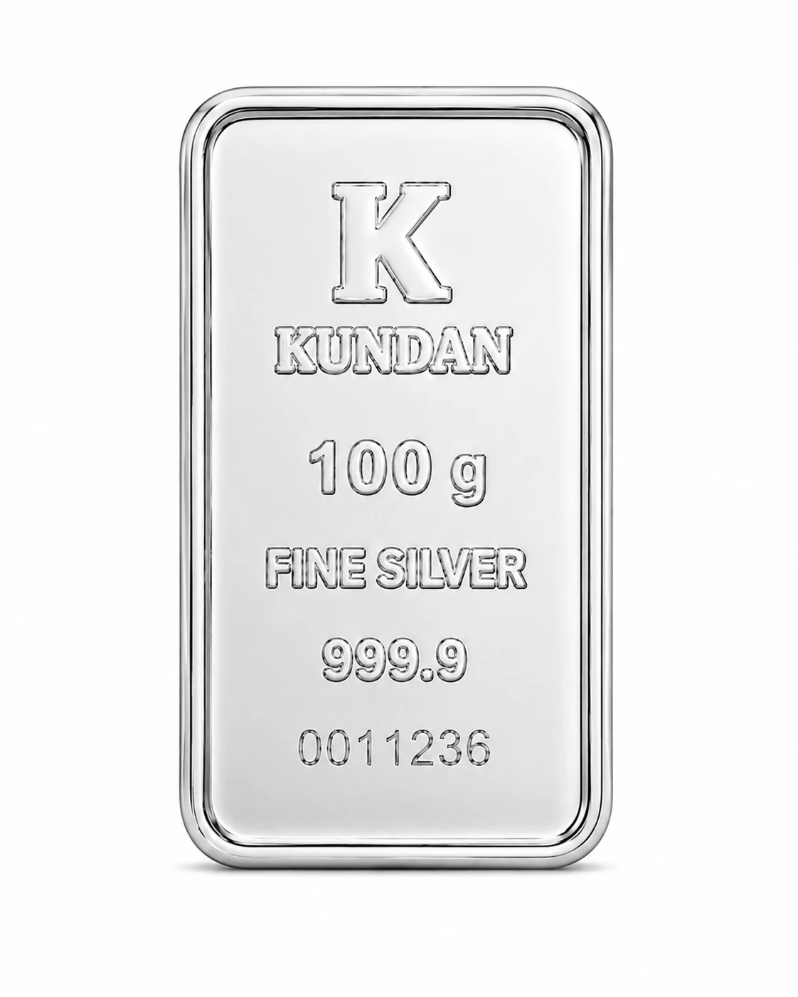 Kundan 100g Silver Bar